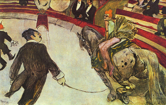 En el circo Fernando, la amazona (Die Kunstreiterin im Zirkus Fernando)