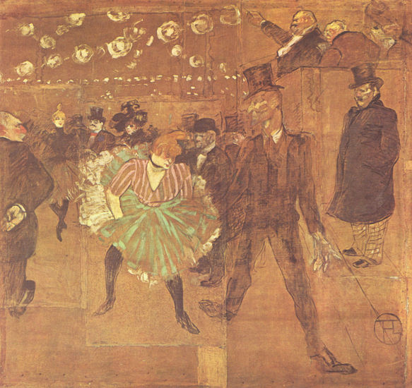 Ball at the Moulin Rouge (La Goulue and Valentin the Boneless) 