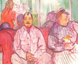 Monsieur, Madame y el perrito (pareja arrendataria de un burdel)