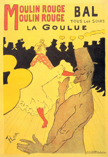 Moulin Rouge, La Goulue, Plakat 