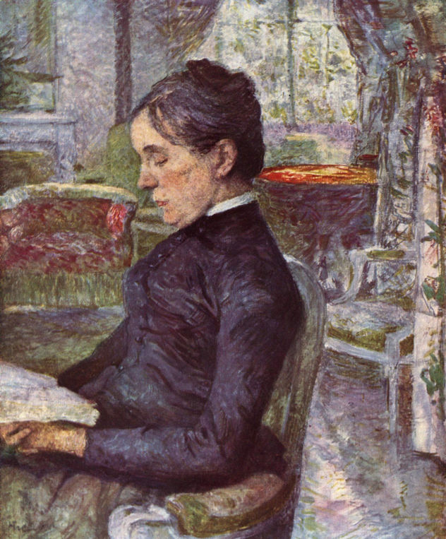 Retrato de la condesa A. de Toulouse-Lautrec