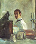 Self-Portrait in Front of a Mirror