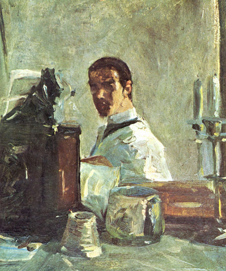 Self-Portrait in Front of a Mirror 