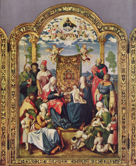 Artelshofener Sippenaltar, Mitteltafel 