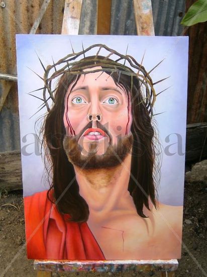 JESUCRISTO Oil Canvas Portrait