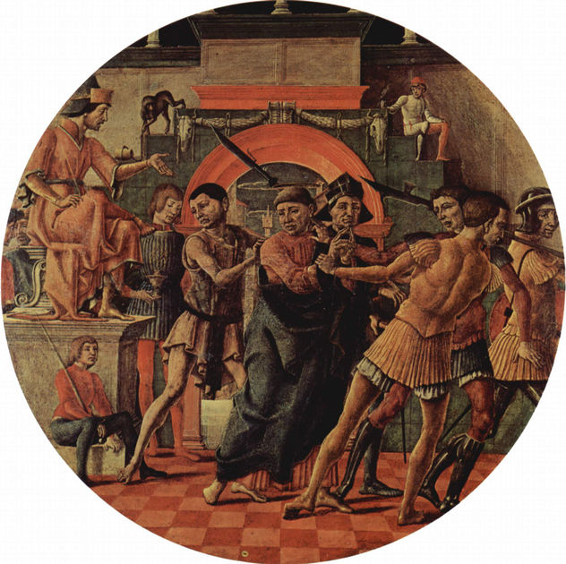 Altarretabel de San Maurilio, escena