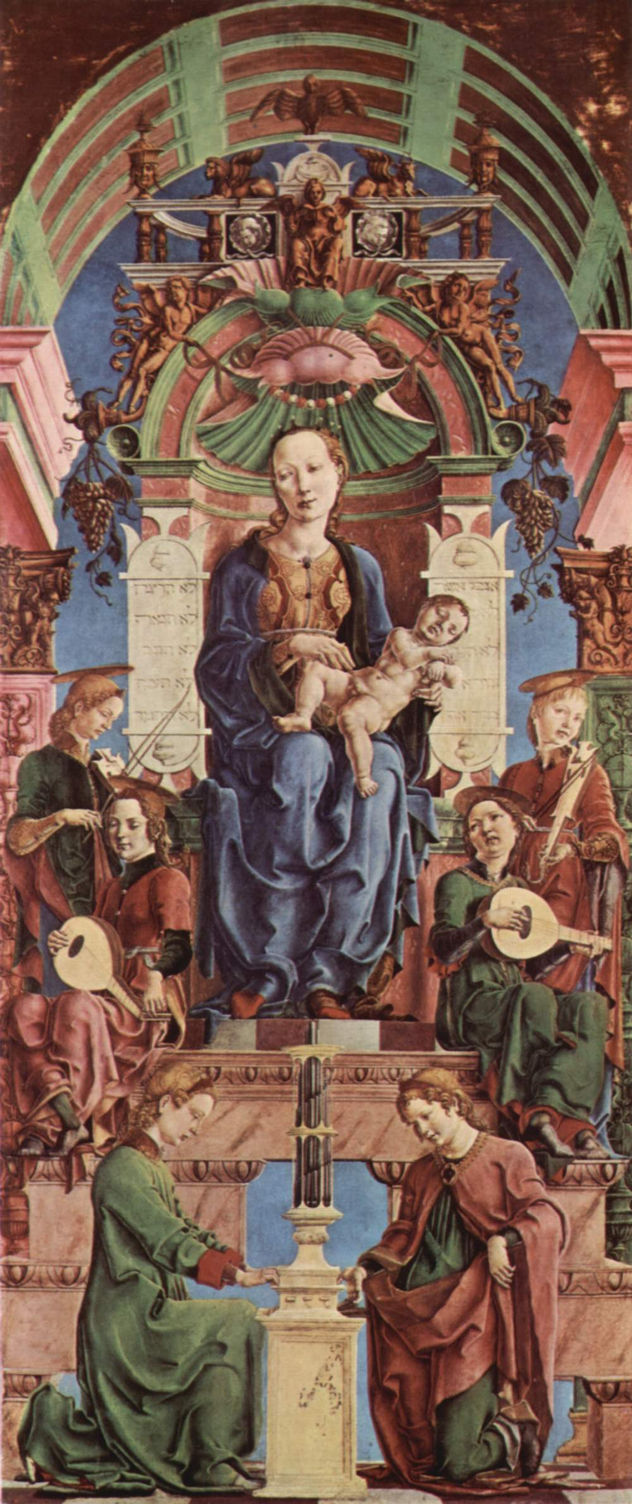 Roverella - Altar for Saint George in Ferrara, main panel, scene