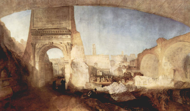 The Roman Forum, for the Mr. Soane Museum 