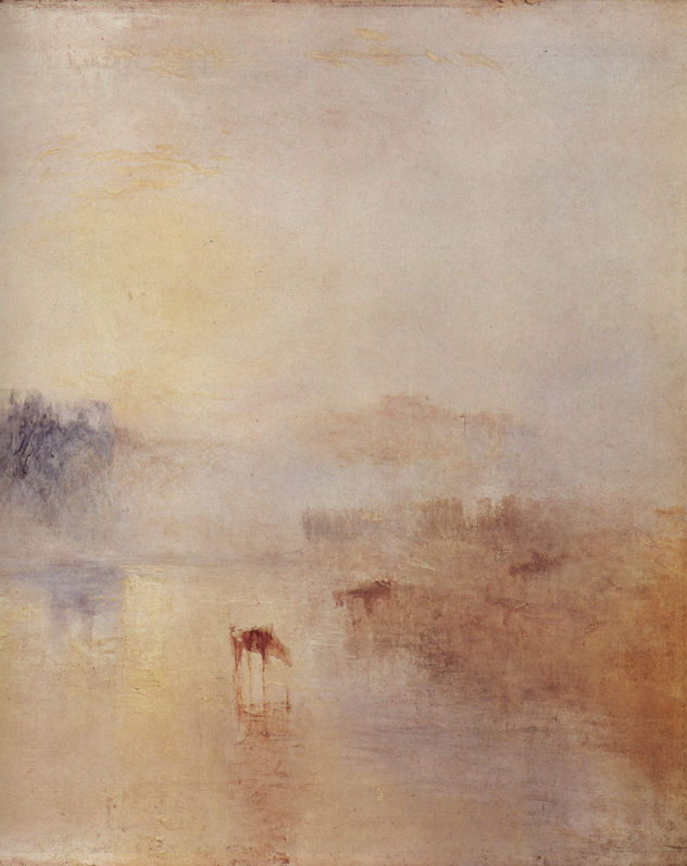 Norham Castle at Dawn, Detail