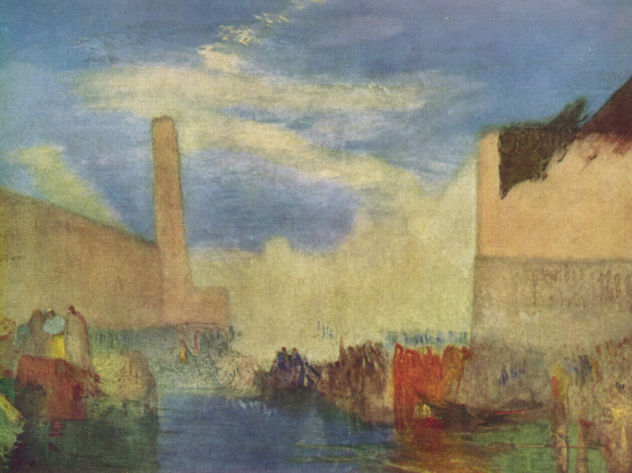 Venezia. Vista de la "Piazzetta"