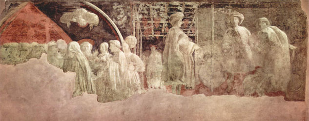 Ciclo de frescos del Antiguo Testamento sobre el Génesis en el claustro de Santa Maria Novella en Florencia, escena 