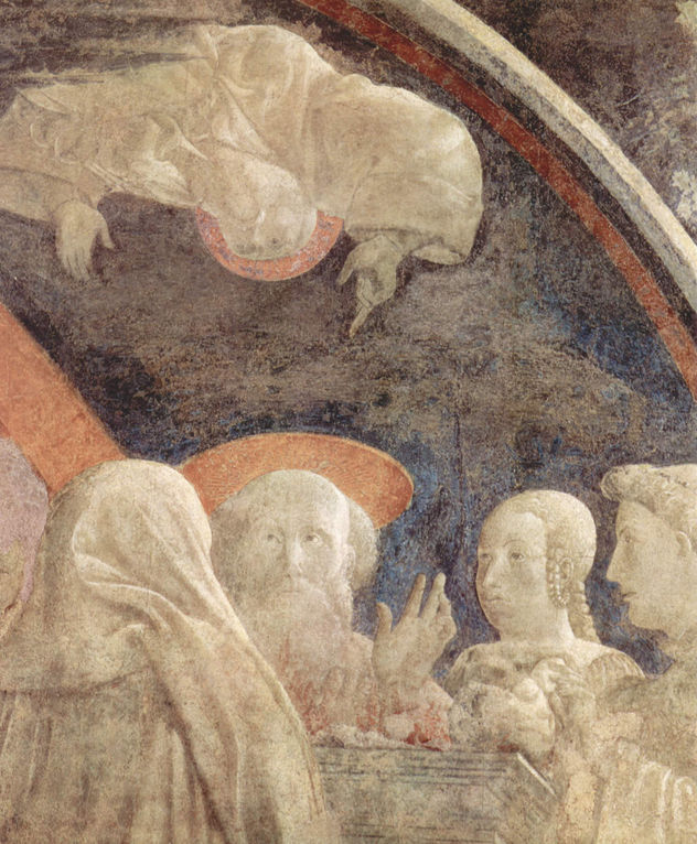 Ciclo de frescos del Antiguo Testamento sobre el Génesis en el claustro de Santa Maria Novella en Florencia, escena