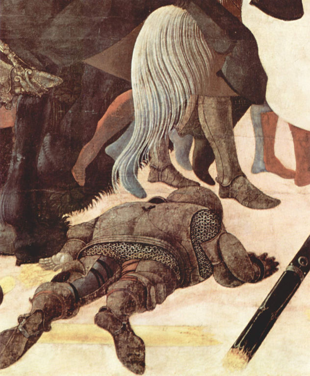 Three paintings on the battle of Romano for the Medici Palace in Florence, scene
