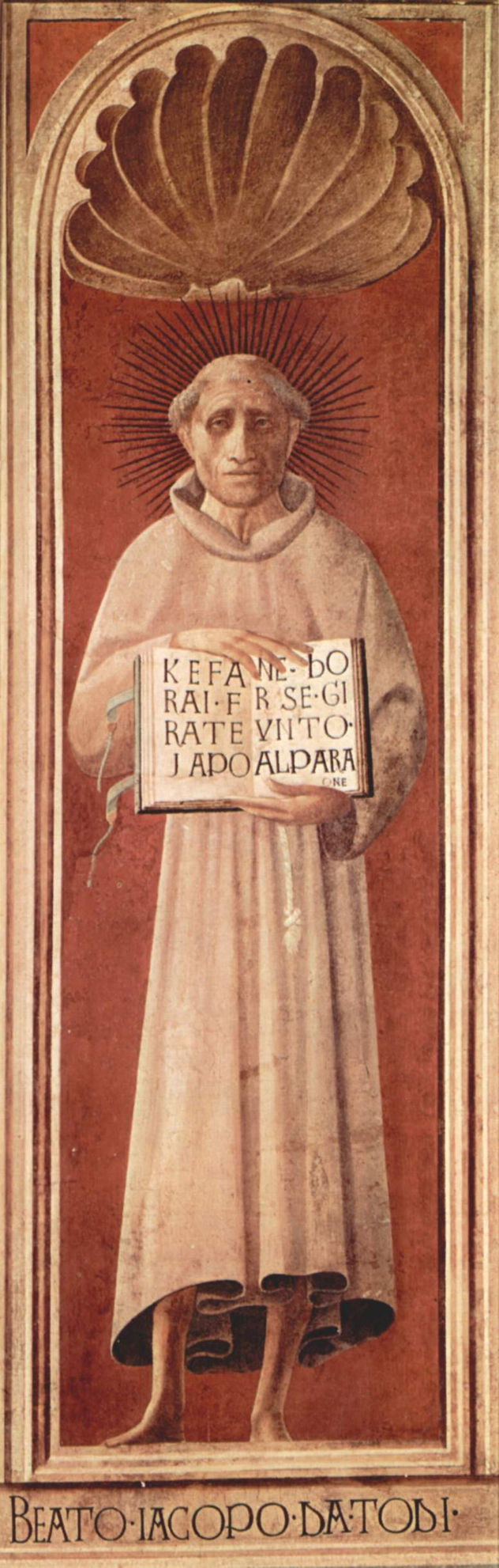 Frescos en la catedral de Prato, escena