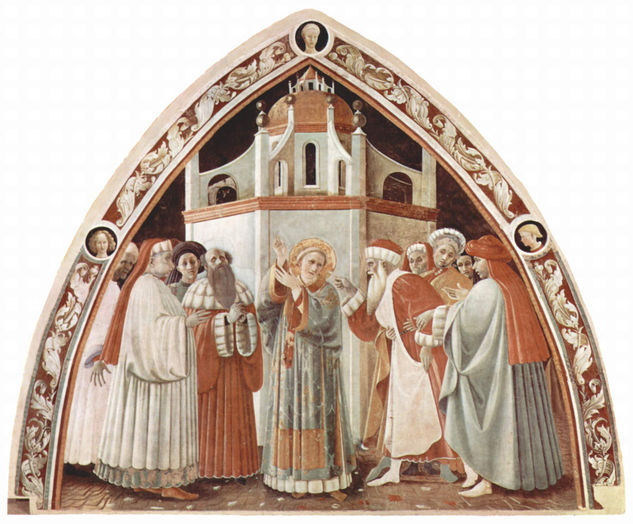 Frescos in the Cathedral of Prato, scene 