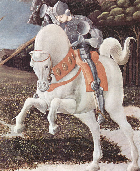 St. George in the Fight with the Dragon, Detail 