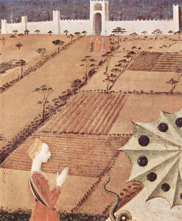 Hl. Georg und der Drache, Detail