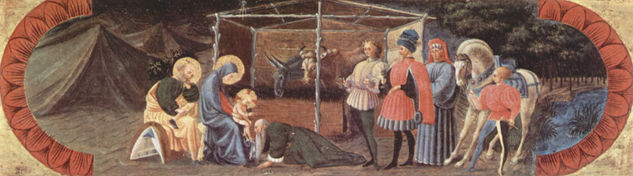 Predella of Quaranta-Altares, central panel, scene 