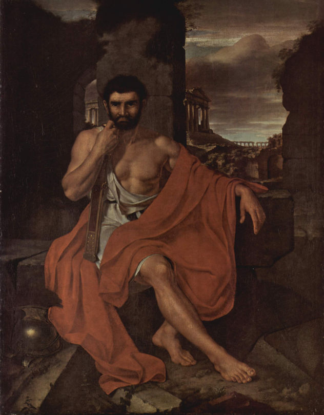 Marius medita en las ruinas de Cartago.