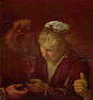 Peasants Eating, Detail