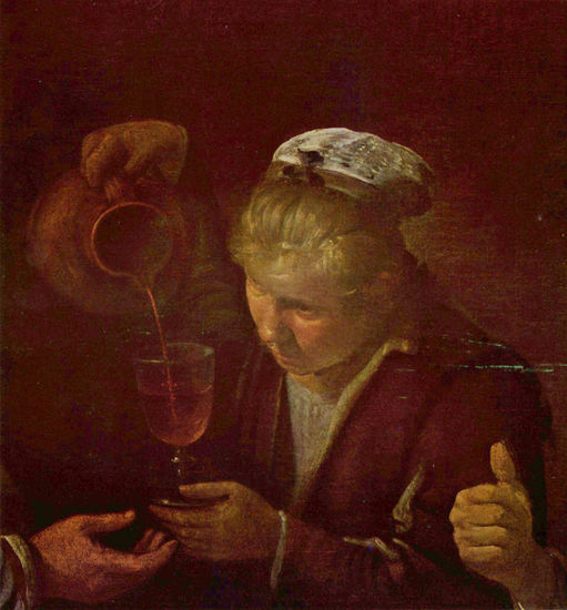 Peasants Eating, Detail 