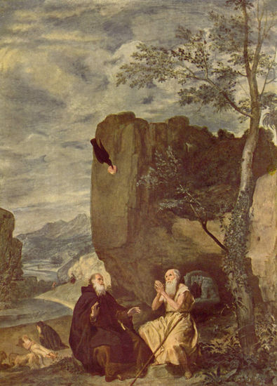 Saint Anthony the Abbot and Saint Paul the Hermit 