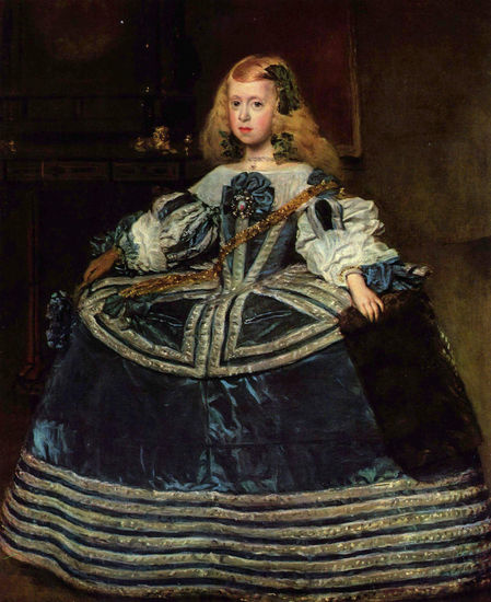 Portrait of Infanta Margarita at the Age of Eight 