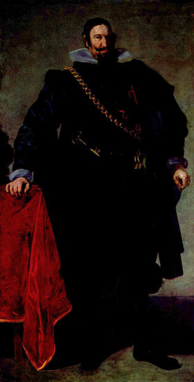 Portrait of Gaspar de Guzmán, Count-Duke of Olivares 