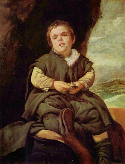 Portrait of the Dwarf Francisco Lezcano, Son of Vallecas 