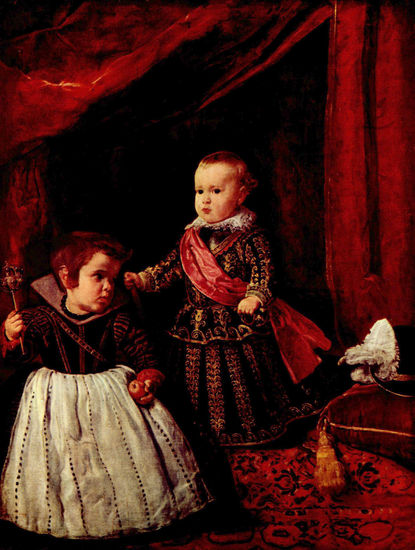 Portrait of the Infante Baltasar Carlos with a Dwarf 