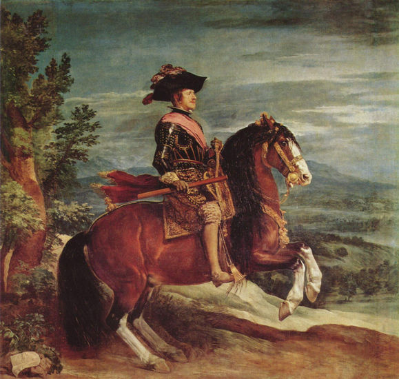 Retrato de Felipe IV a caballo 