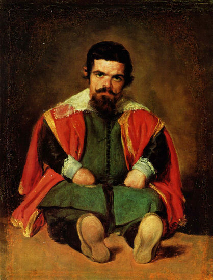 Retrato de un bufón sentado 