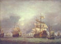 The ships captured during the four-day naval battle in 1666