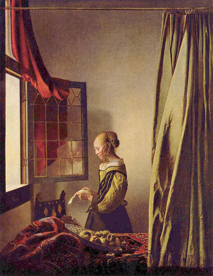 Reading Girl at the Open Window 