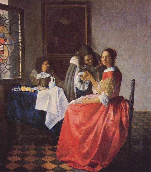 The Girl with the Wine Glass 