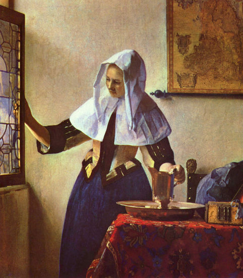 Young Woman with a Water Pitcher at the Window 