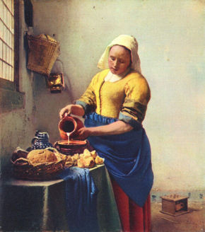 Milkmaid Spilling Milk