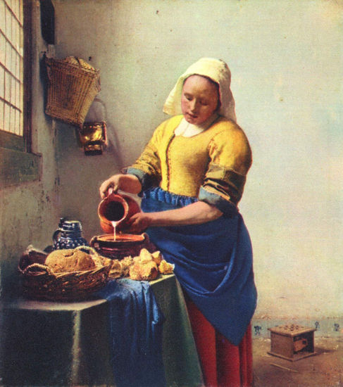 Milkmaid Spilling Milk 