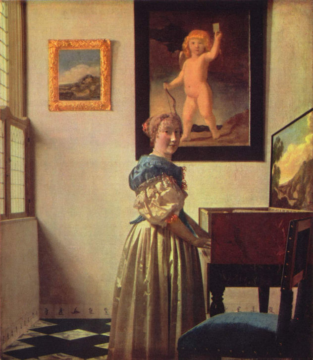 Lady Standing in the Espineta