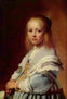 Woman in Blue Dress, Detail