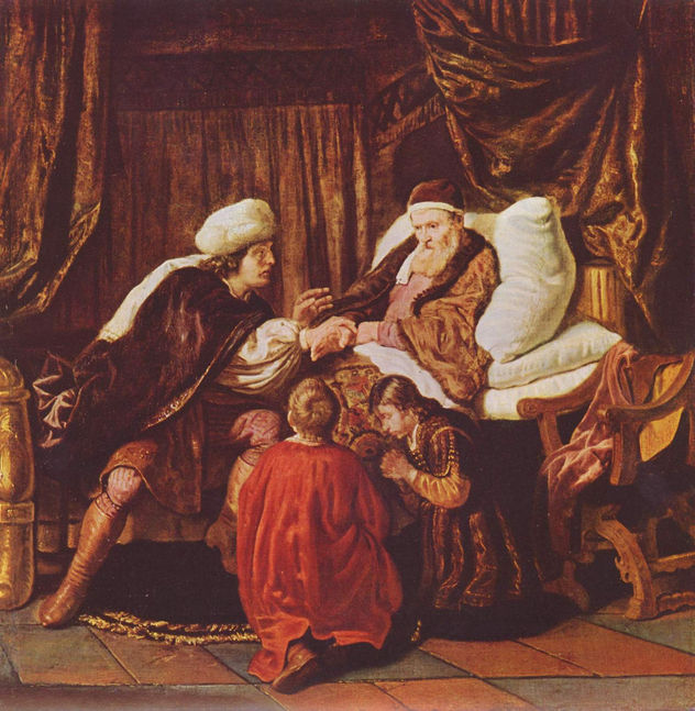 Jacob Blessing the Sons of Joseph.