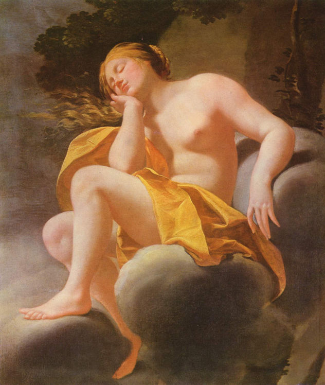 Sleeping Venus on Clouds