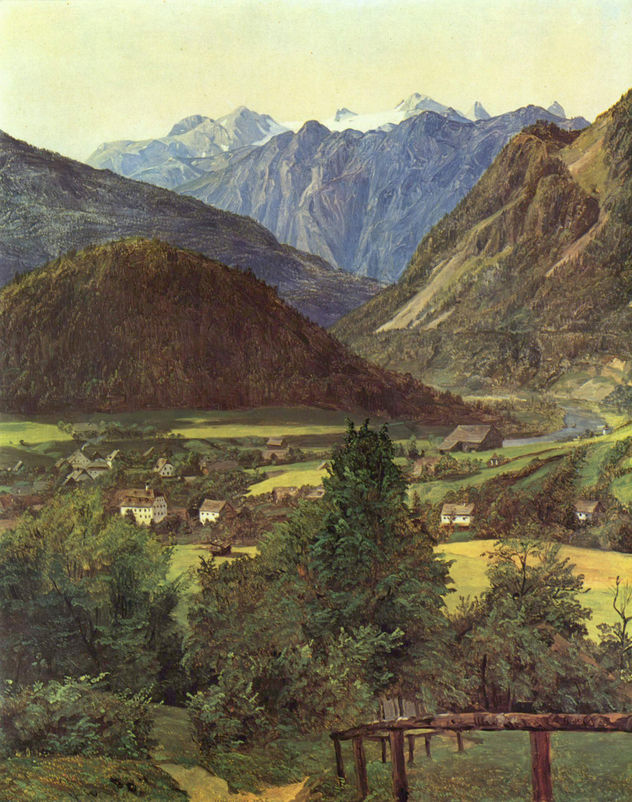El Dachstein desde la plaza Sofía