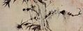 Bamboo and Worn Tree