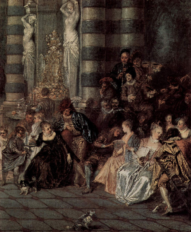 Das Ballvergnügen (Les Plaisirs du bal), Detail