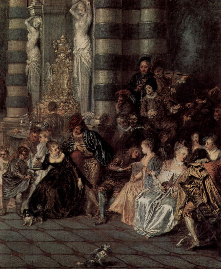 Das Ballvergnügen (Les Plaisirs du bal), Detail 