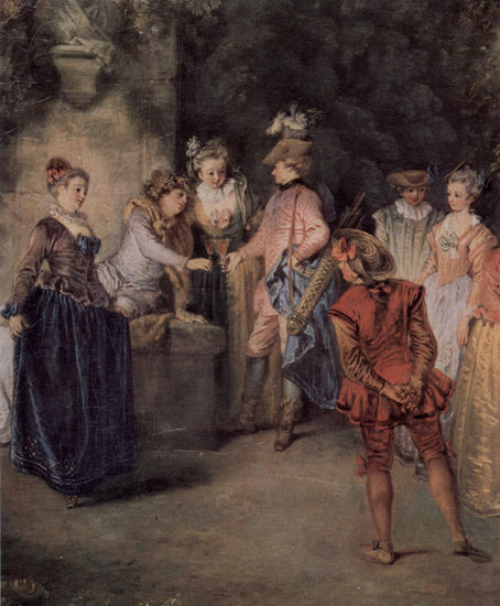 The French Comedy (Love in French Theater), Detail 