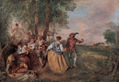 Los pastores (Fêtes galantes)