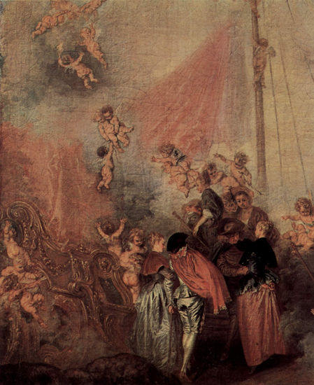 Embarkation for Cythera, detail 