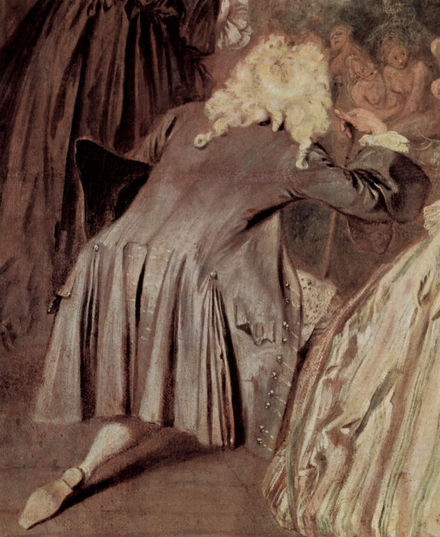 Gersaints Ladenschild, Detalle